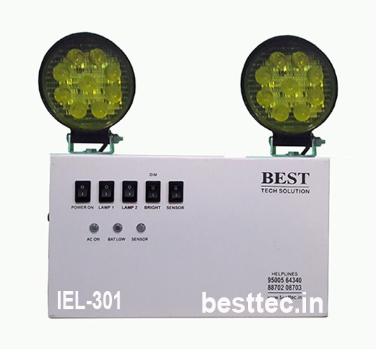 Industrial Emergency Light with battery backup