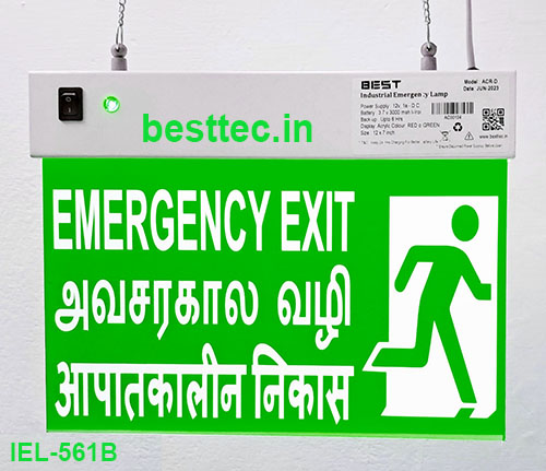 best safety emergency exit sign acrylic displays