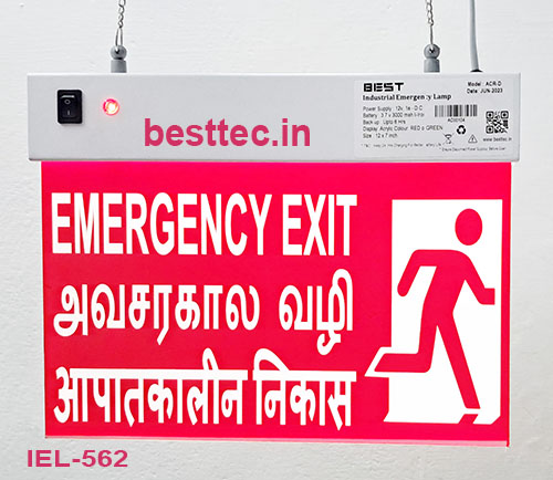 best safety emergency exit sign acrylic displays