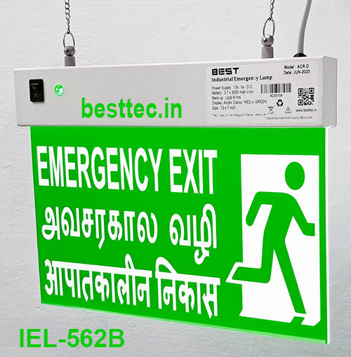 best safety emergency exit sign acrylic displays